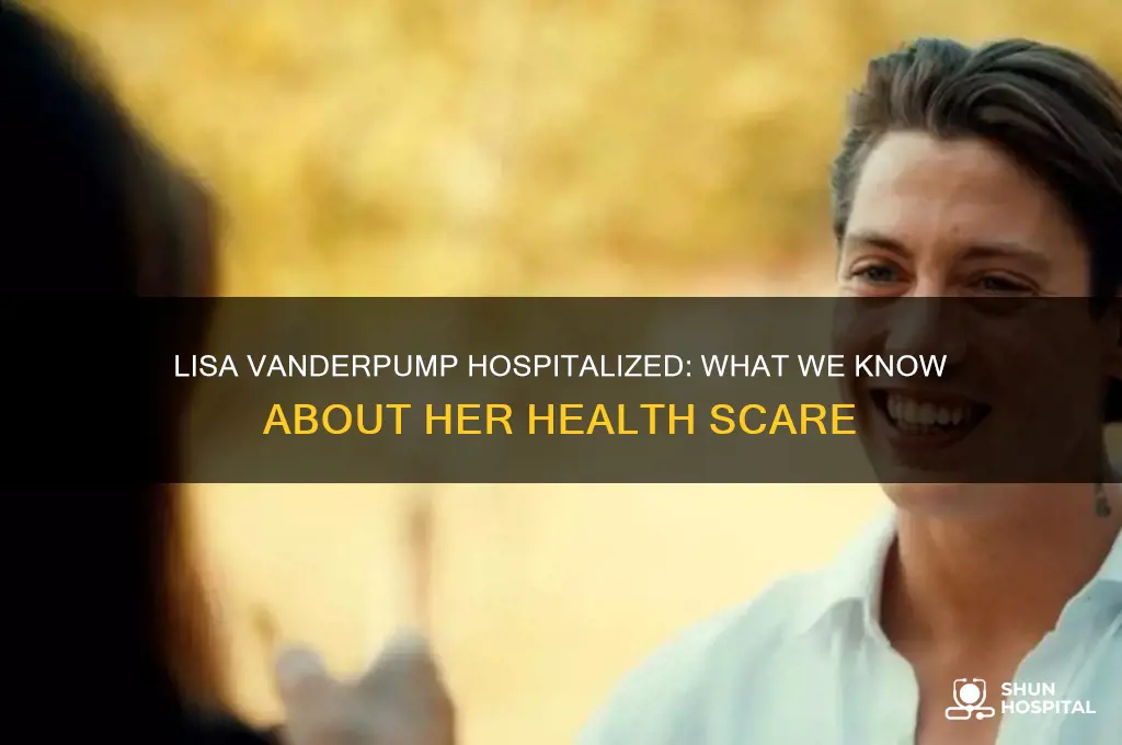 is lisa vanderpump in hospital