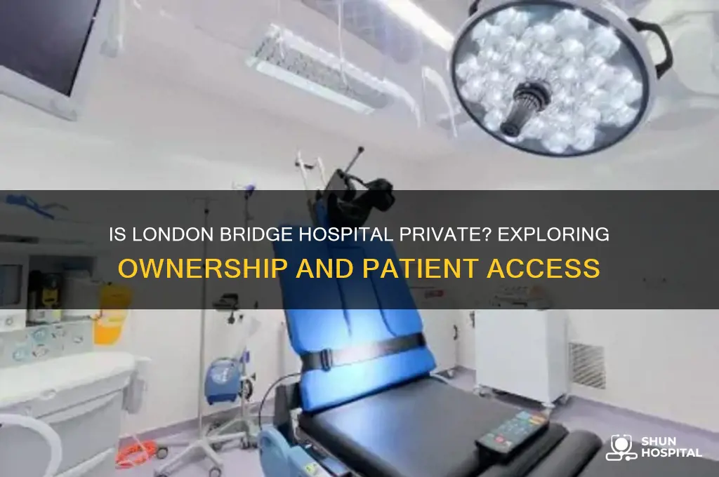 is london bridge hospital private