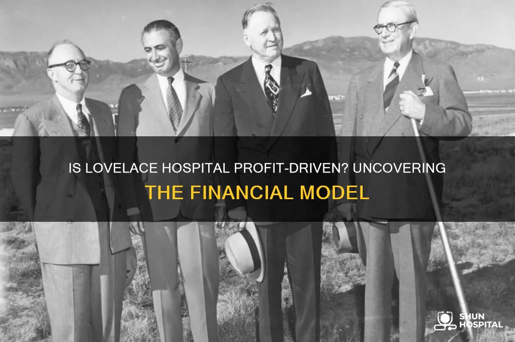 is lovelace hospital for profit
