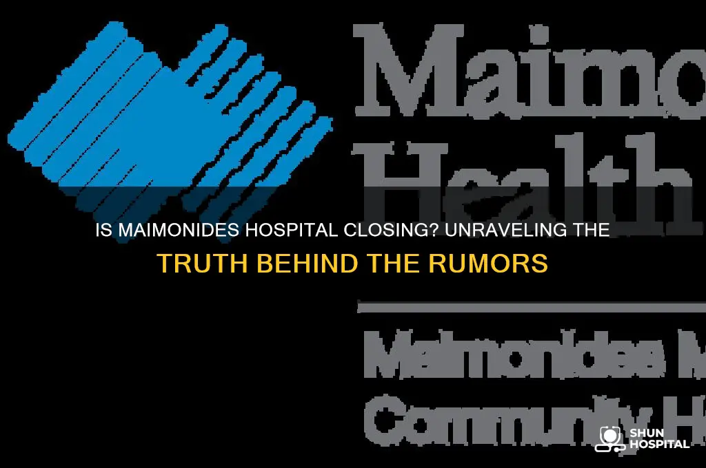 is maimonides hospital closing