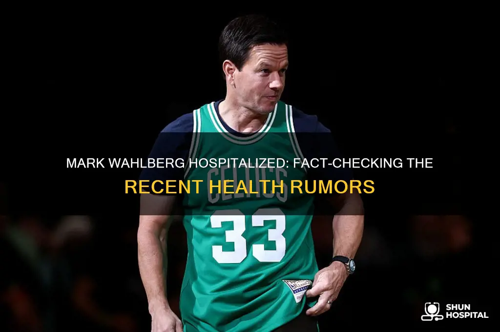 is mark wahlberg hospitalized