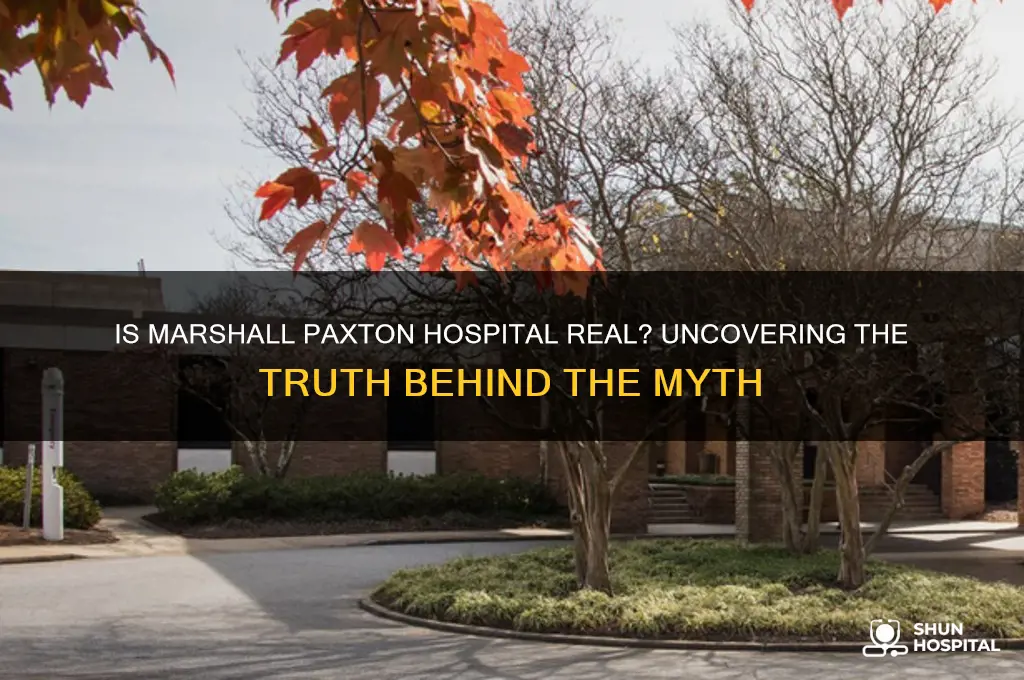 is marshall paxton hospital real