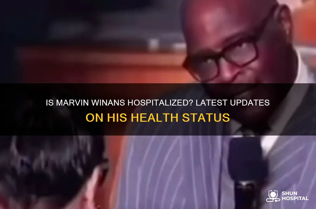 is marvin winans hospitalized