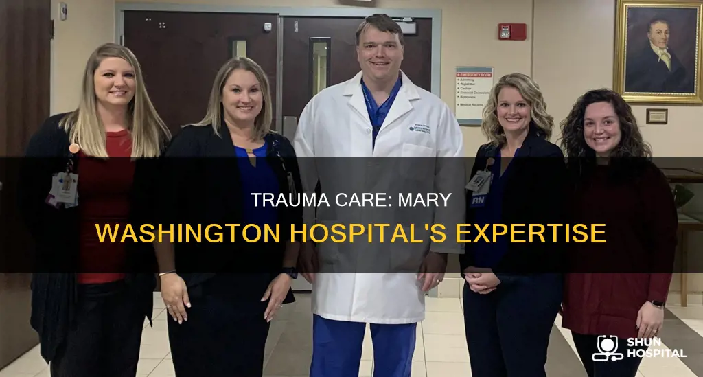 is mary and washington hospital fredericksburg trauma