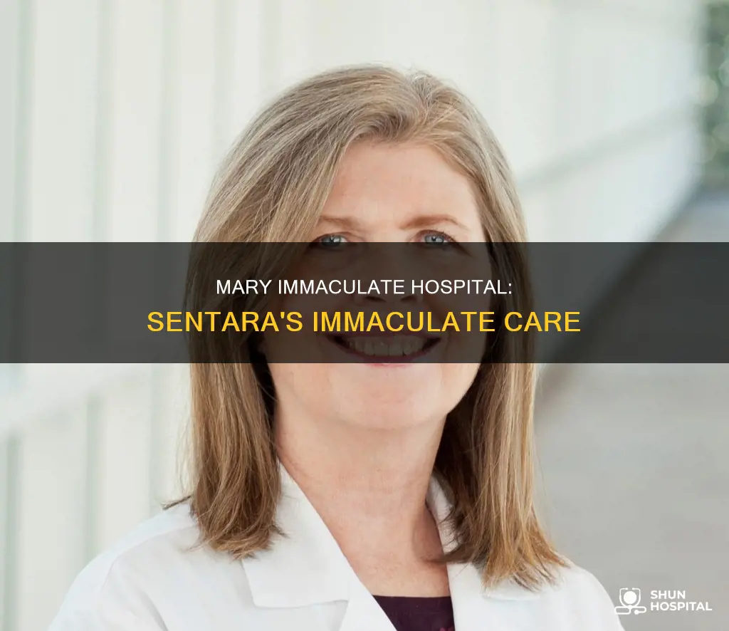 is mary immaculate hospital part of sentara
