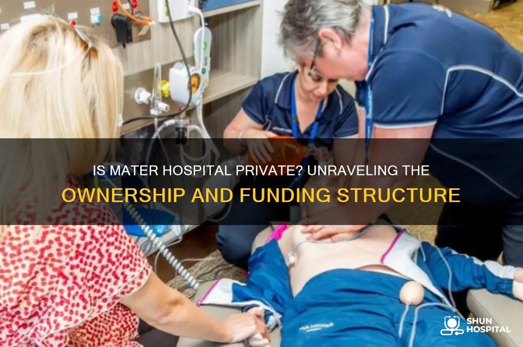 is mater hospital private