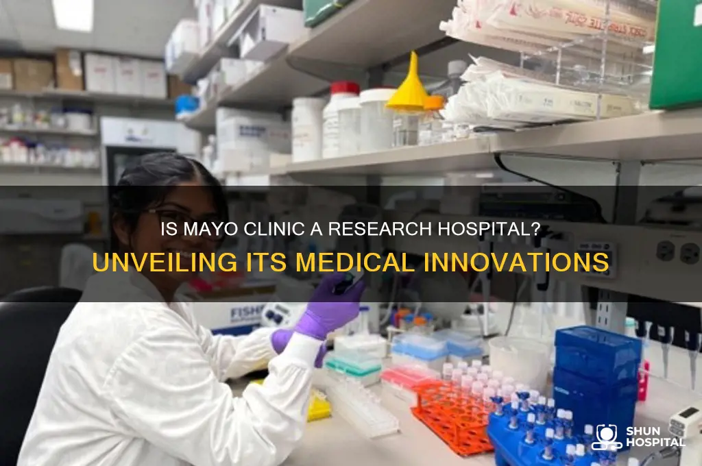 is mayo a research hospital