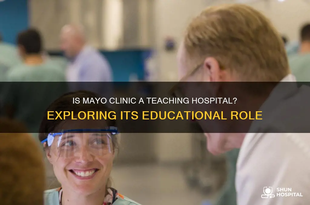 is mayo a teaching hospital