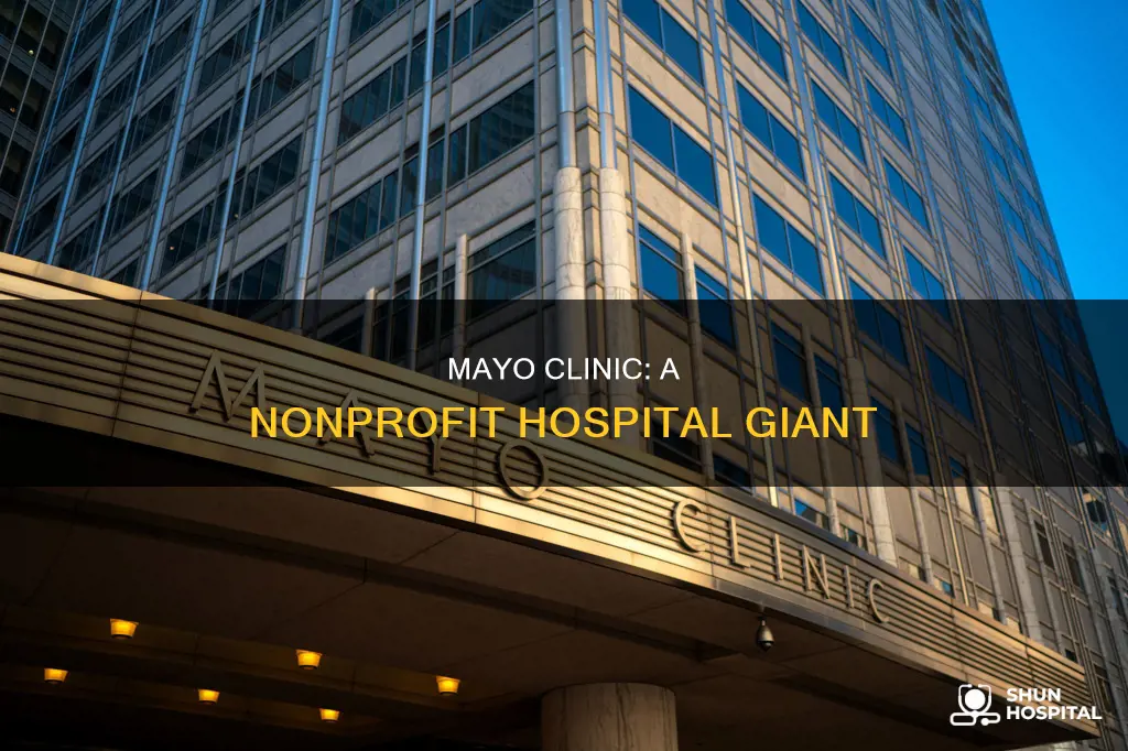 is mayo clinic a for profit hospital