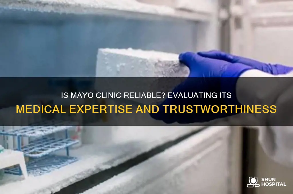 is mayo clinic reliable