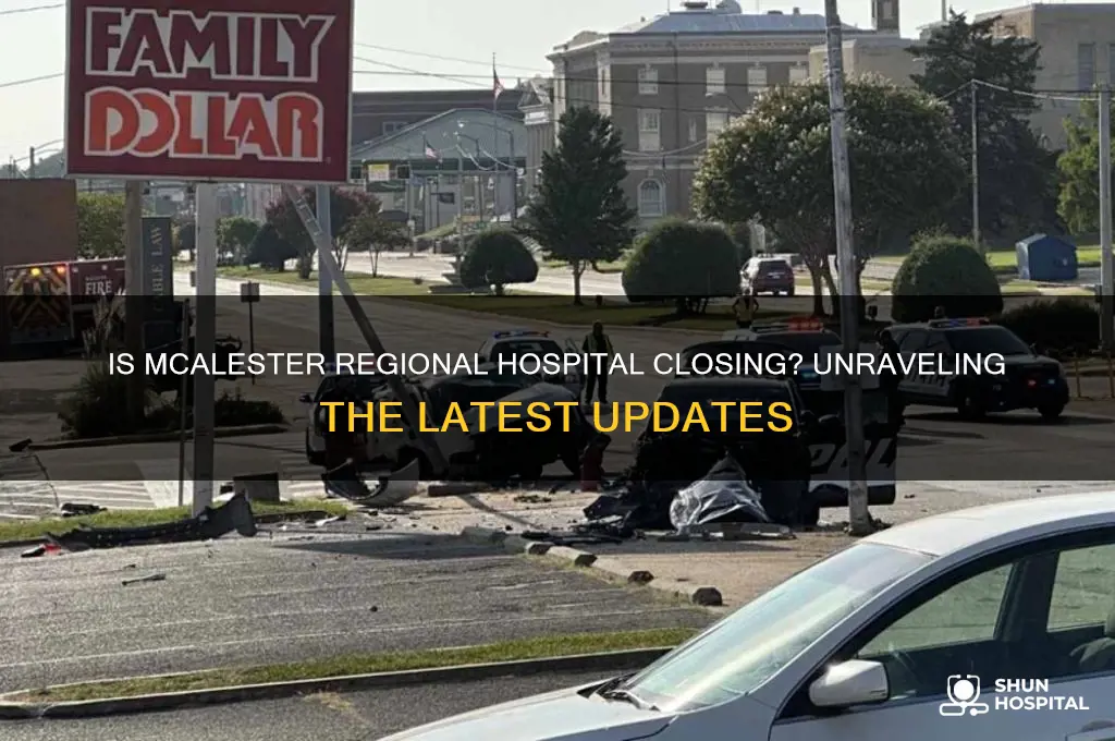 is mcalester regional hospital closing