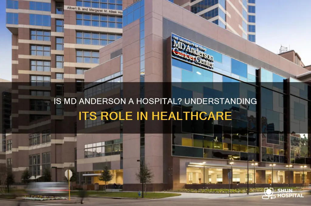 is md anderson a hospital
