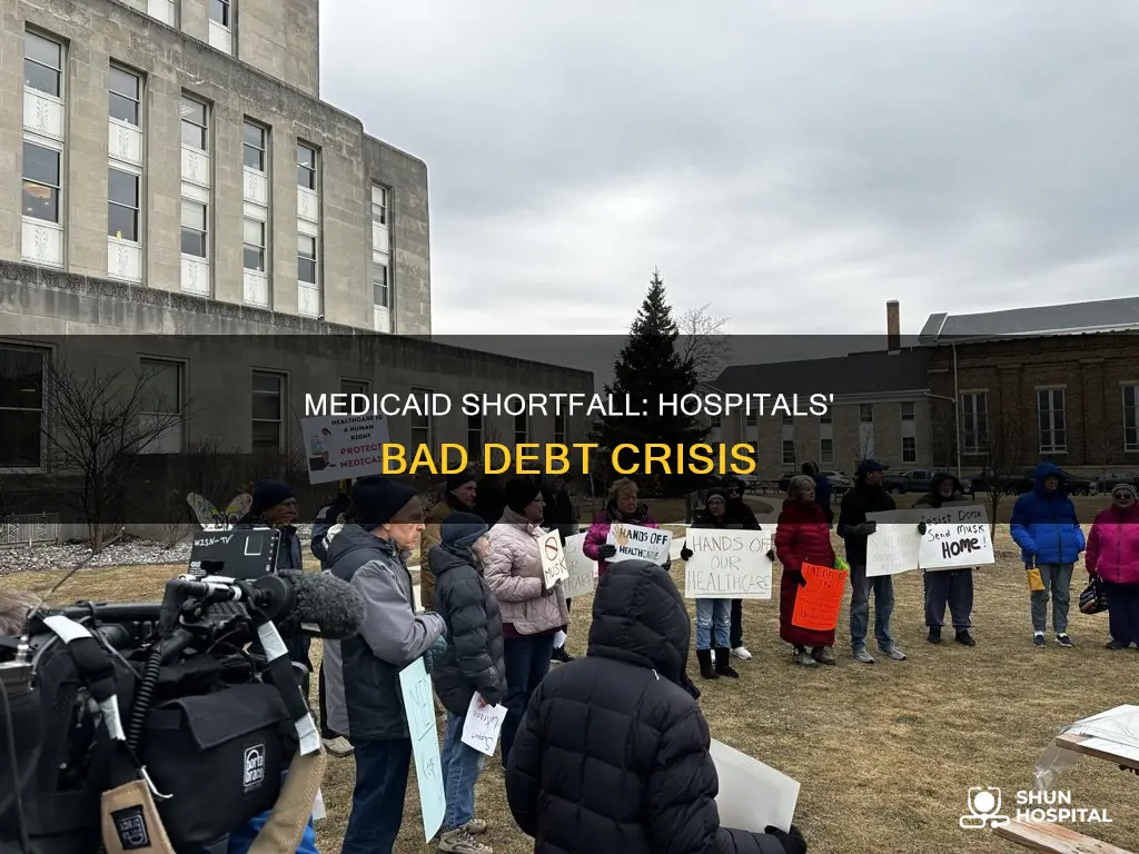 is medicade shortfall bad debt for hospitals