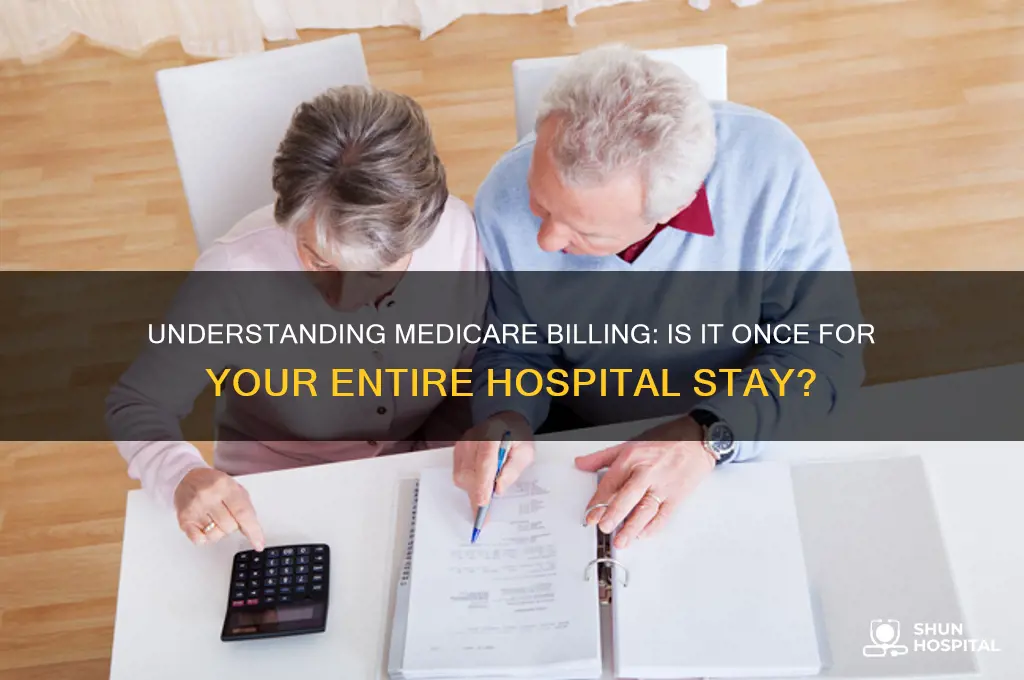 is medicare billrd once for entire stay in hospital