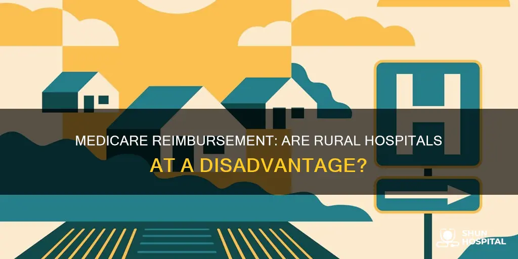 is medicare reimbursement difference for rural hospitals