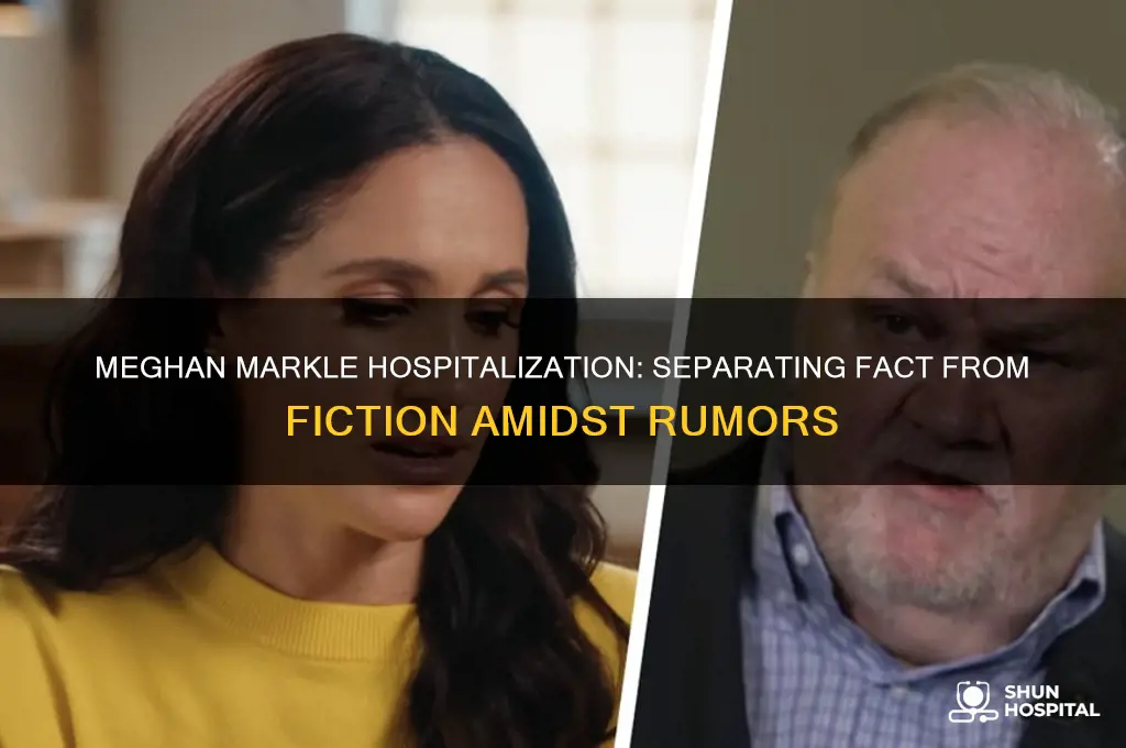 is meghan markle in hospital