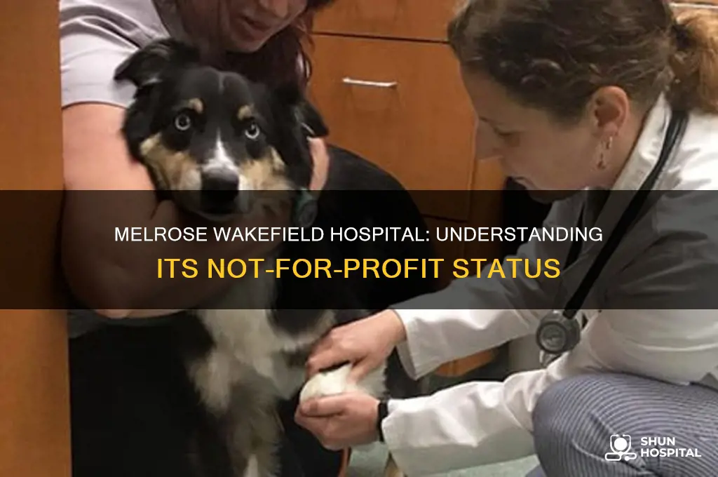is melrose wakefield hospital a not for profit hospital