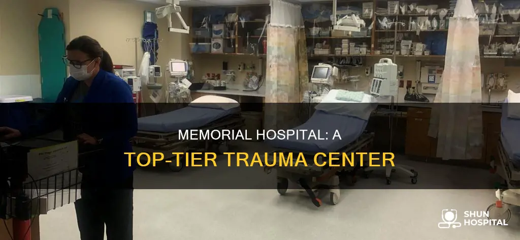 is memorial a level 3 trauma hospital