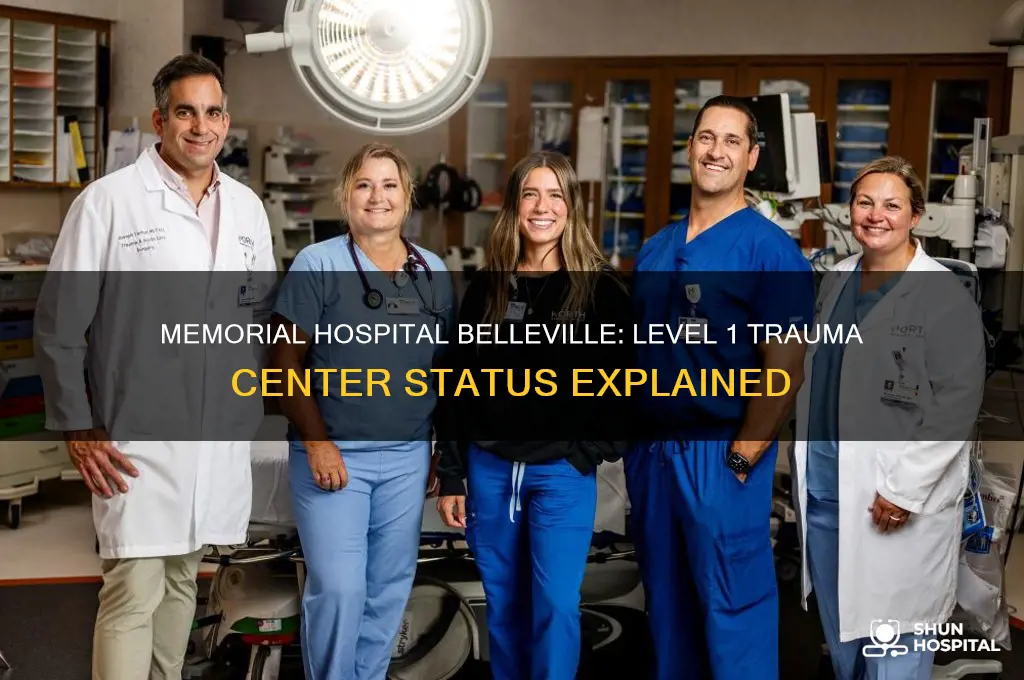 is memorial hospital belleville a level 1 trauma center