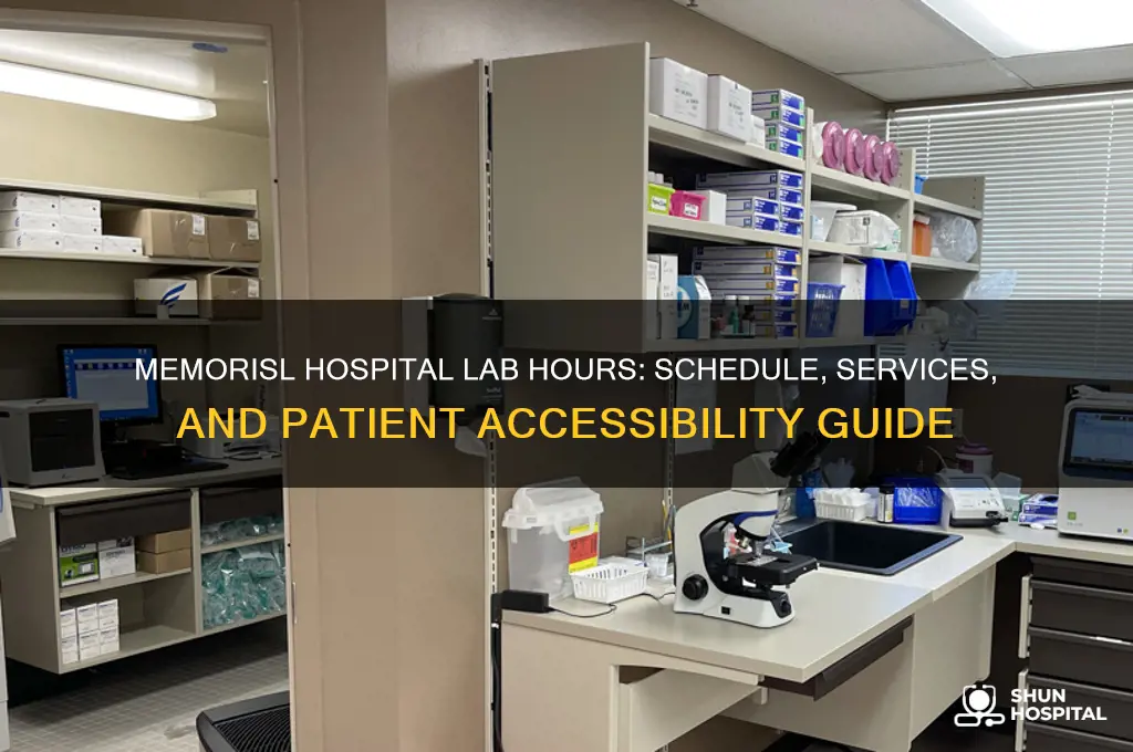 is memorisl hospital lab hours