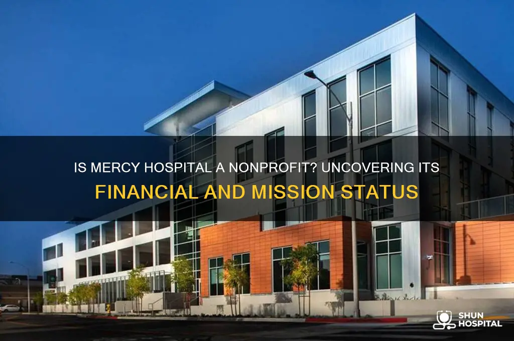 is mercy hospital a nonprofit