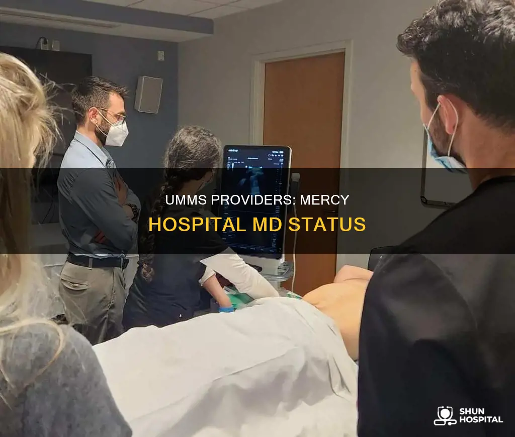 is mercy hospital md a umms provider