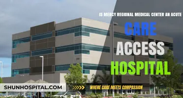 Is Mercy Regional Medical Center an Acute Care Access Hospital?