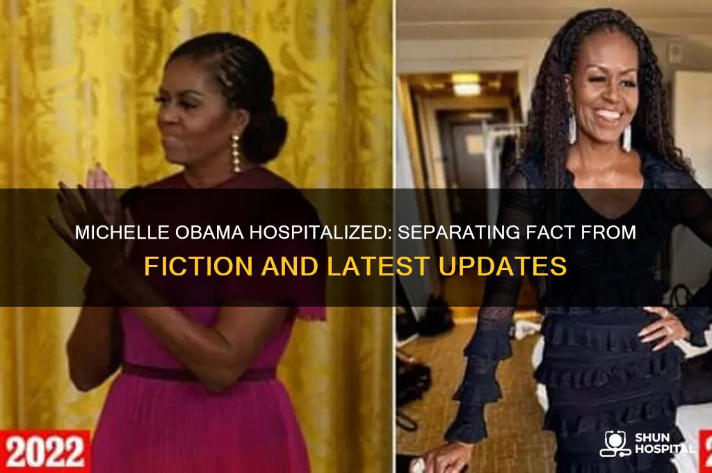 is michelle obama hospitalized