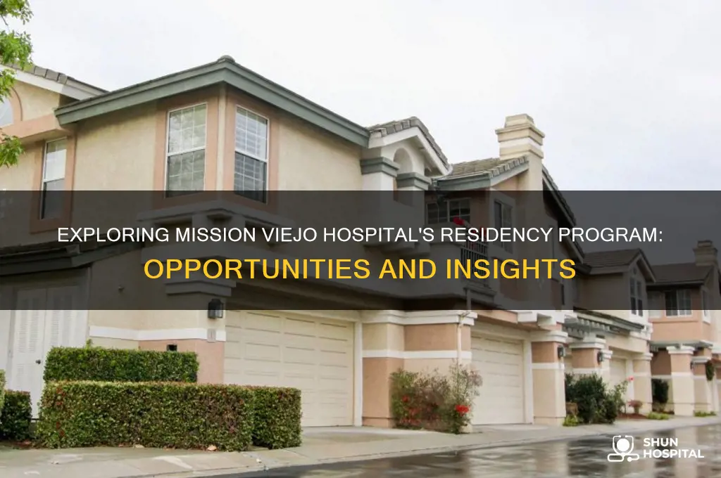 is mission viejo hospital residency