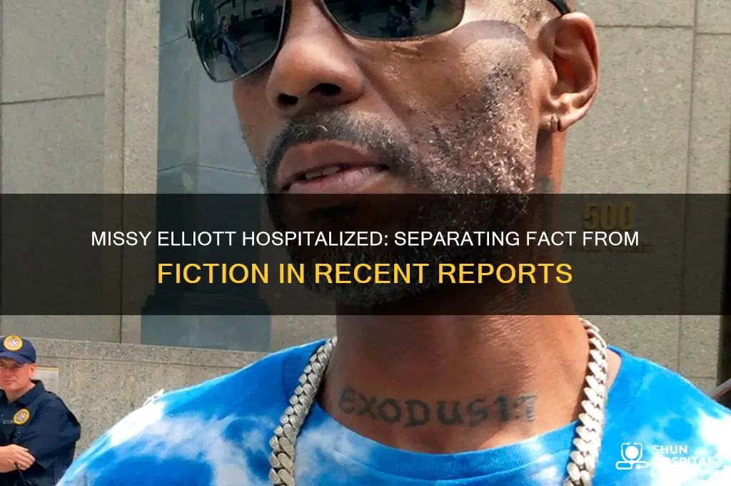 is missy elliott hospitalized