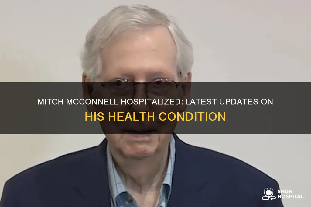 is mitch mcconnell hospitalized