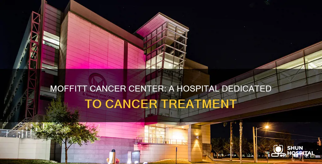 is moffitt cancer center considered a hospital