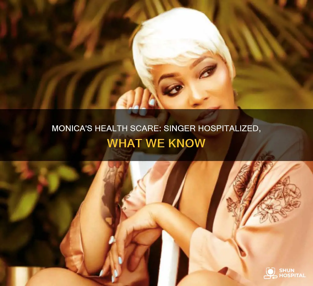 is monica the singer in the hospital