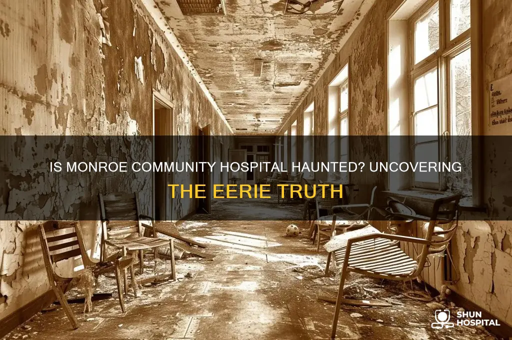 is monroe community hospital haunted