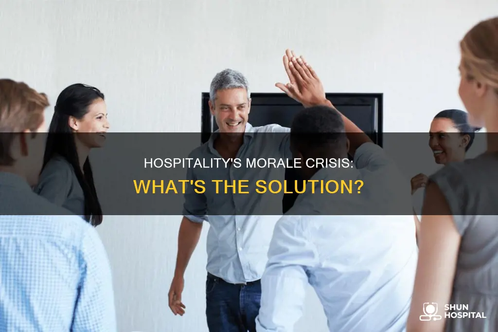 is morale a growing issue in hospitality