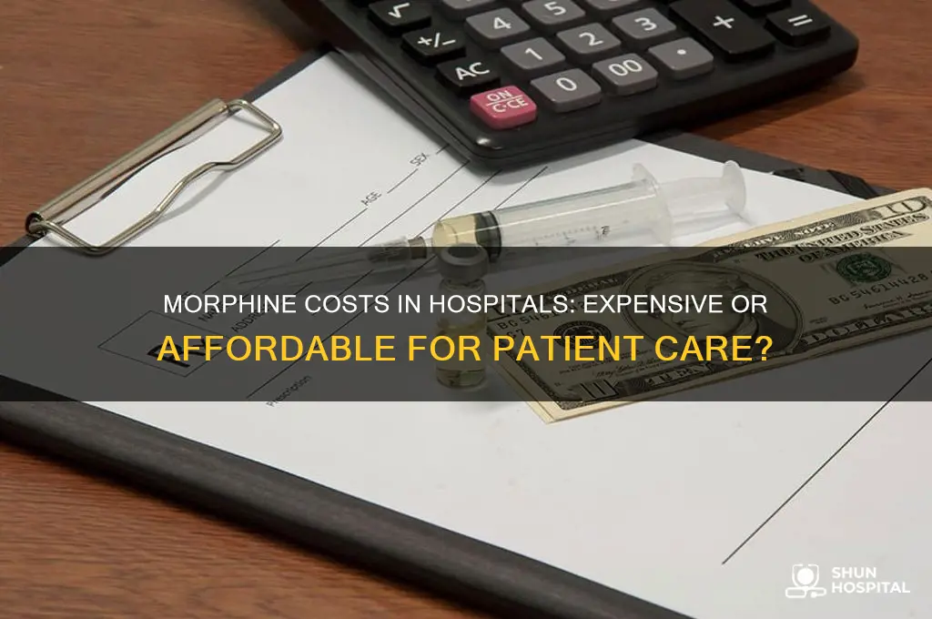 is morphine expensive for hospital