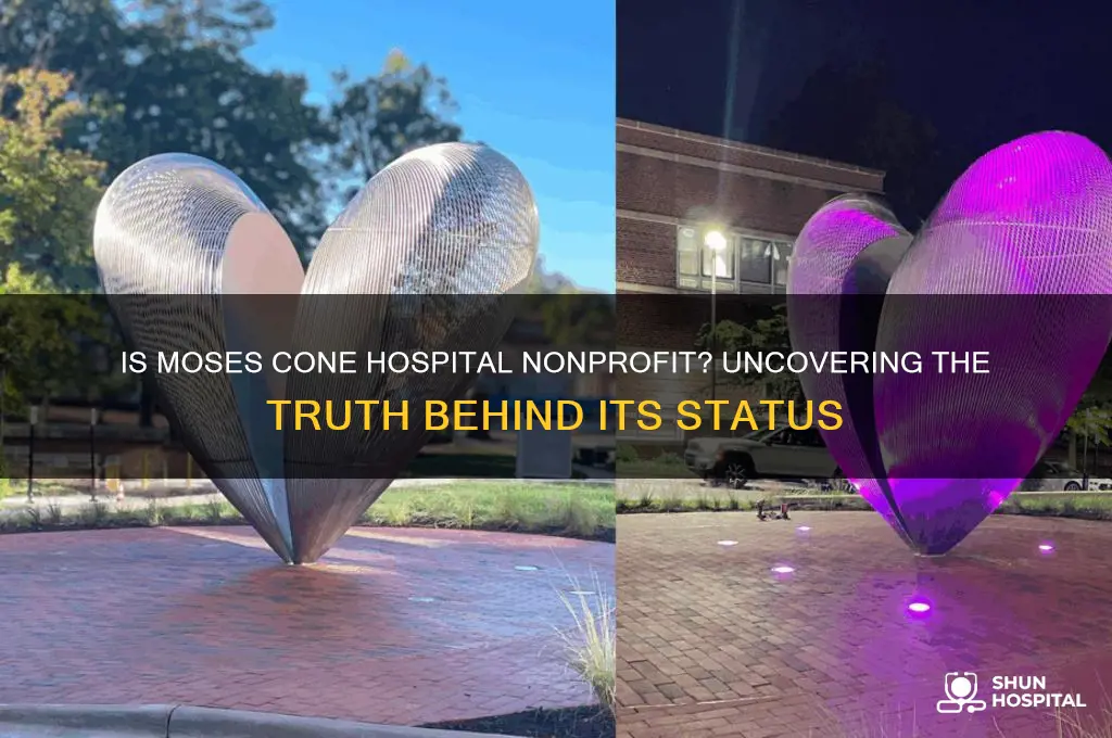 is moses cone hospital nonprofit
