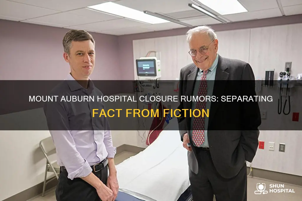 is mount auburn hospital closing