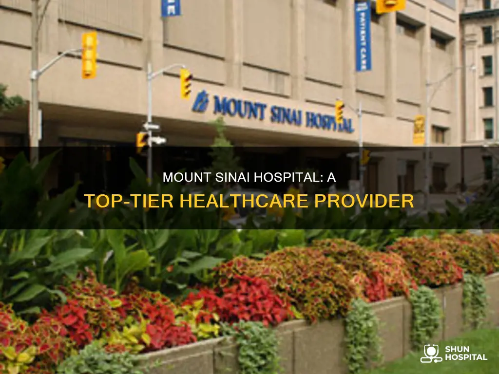 is mount sinai hospital a good hospital