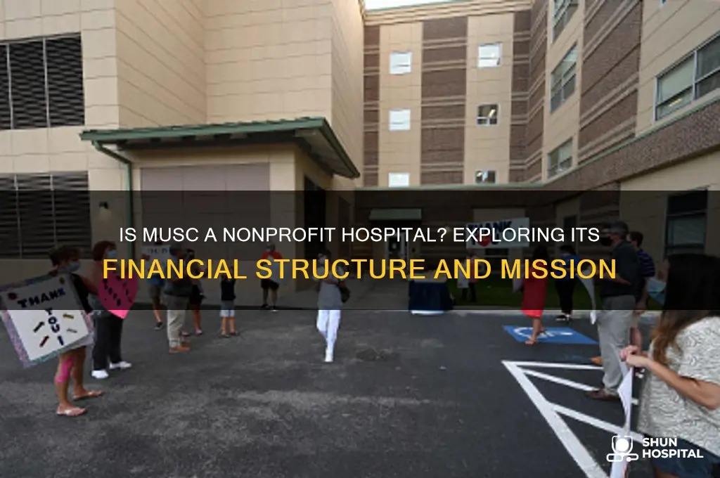 is musc a nonprofit hospital
