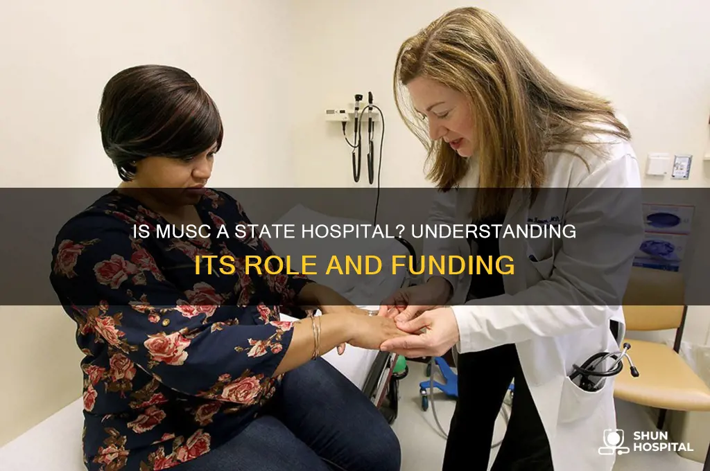 is musc a state hospital