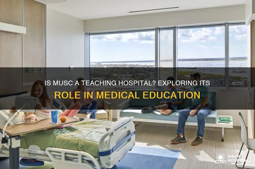 is musc a teaching hospital