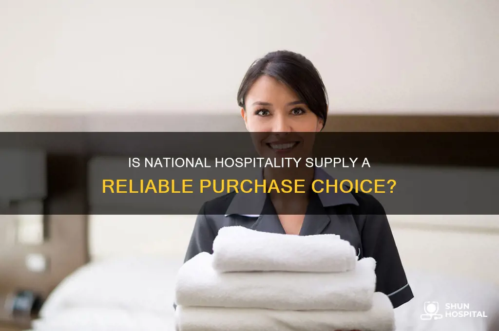 is national hospitality supply a good company to purchase from
