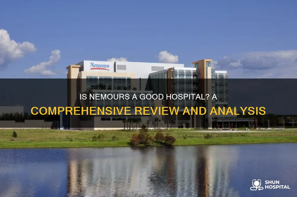 is nemours a good hospital