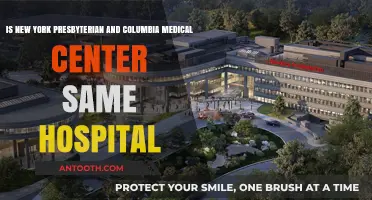 Are New York Presbyterian and Columbia Medical Center the Same?