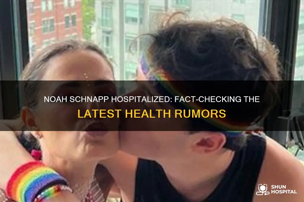is noah schnapp in hospital