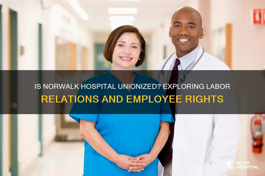 is norwalk hospital union