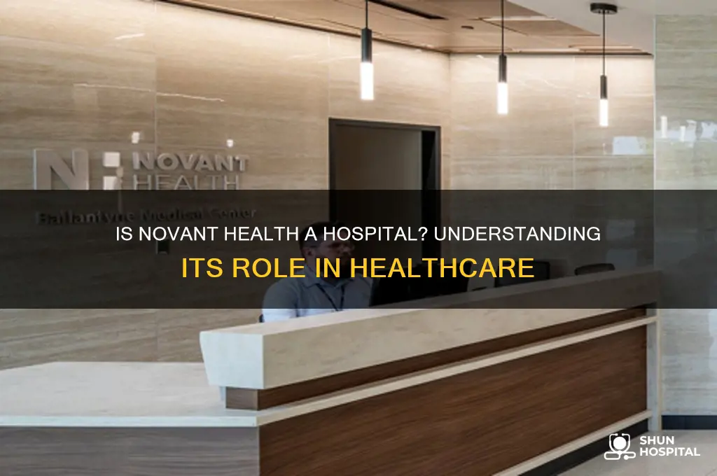 is novant health a hospital
