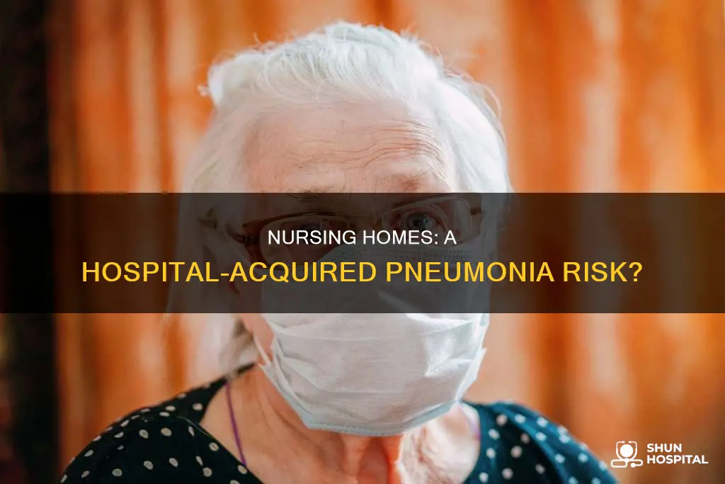 is nursing home considered hospital acquired pneumonia