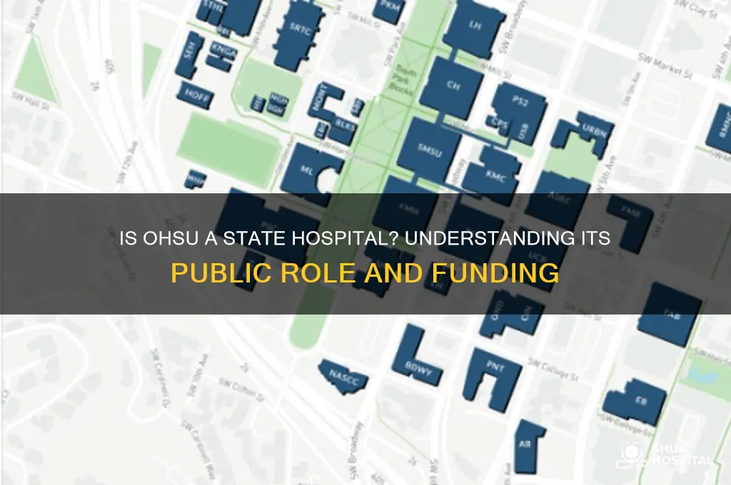 is ohsu a state hospital